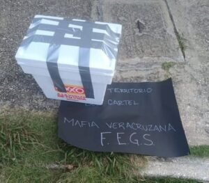 Abandonan hielera con presuntos restos humanos en Villa Allende