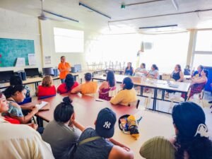 Imparten pláticas sobre sarampión en escuelas de Nanchital