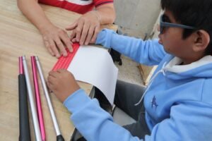 DIF impulsa talleres de Braille y bastón blanco en Coatzacoalcos