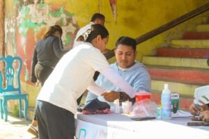 Realizan jornada de prevención de hipertensión y diabetes en Nanchital