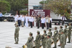 Conmemoran en Coatzacoalcos el 109 aniversario de la Promulgación de la Constitución de 1917