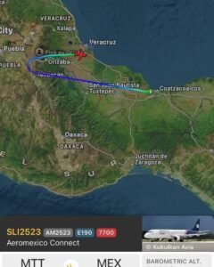 Declaran emergencia en vuelo Minatitlán–Ciudad de México; avión regresa tras activar código 7700