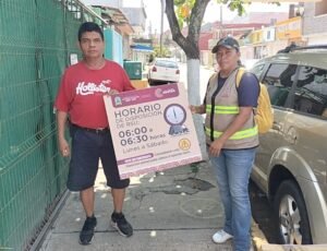 Refuerzan ordenamiento en recolección de basura en colonias de Coatzacoalcos