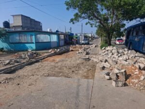 Cumple alcalde promesa de saneamiento y rehabilitación en Olmeca