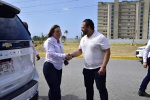 Reconoce gobernadora Rocío Nahle trabajo del alcalde Pedro Miguel Rosaldo en Coatzacoalcos