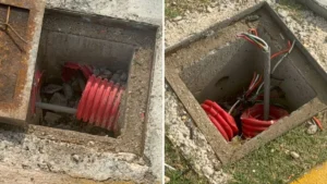 Detienen a tres por vandalizar semáforos en Coatzacoalcos