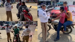 Detectan motociclistas con niños y sin casco durante operativo en Agua Dulce