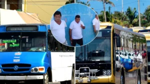 Transportistas de Coatzacoalcos denuncian competencia desleal por autobuses Quetzalli