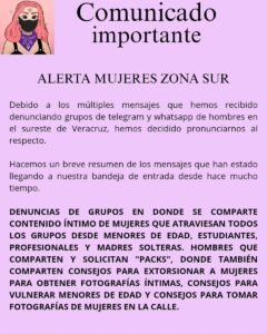 Alertan por difusión de contenido íntimo sin consentimiento en Coatzacoalcos