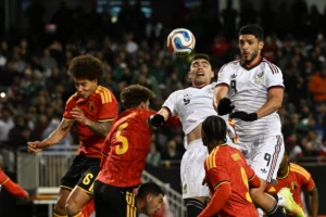 México empata ante Bélgica en partido internacional