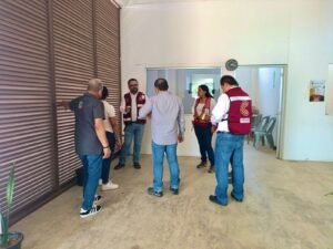 Ayuntamiento de Coatzacoalcos atiende reportes en el Gimnasio Bicentenario Teresa Morales