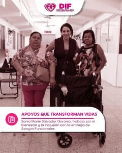 DIF Coatzacoalcos entrega apoyos funcionales a habitantes de Mundo Nuevo y Nueva Calzadas