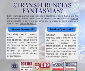 Policía de Coatzacoalcos alerta por fraudes con “transferencias fantasma”