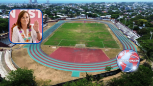 Estadio Rafael Hernández Ochoa será rehabilitado en Coatzacoalcos, anuncia Rocío Nahle
