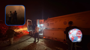 Incendio en basurero municipal de Nanchital moviliza a cuerpos de emergencia