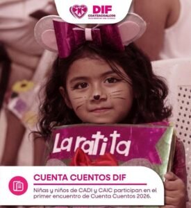 Niñas y niños de CADI y CAIC brillan en el encuentro “Cuenta Cuentos 2026”