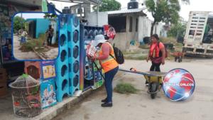 Intensifican labores de limpieza y mantenimiento en colonias del poniente de Coatzacoalcos