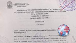 Coatzacoalcos realizará elección extraordinaria de la Subagencia Municipal de la localidad 5 de Mayo