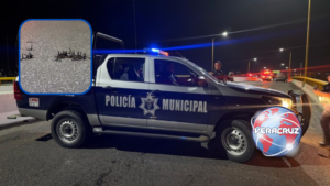 Localizan restos humanos y “ponchallantas” en distribuidor vial de Poza Rica
