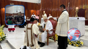 Flavio César González Bautista recibe la ordenación diaconal en la Diócesis de Coatzacoalcos