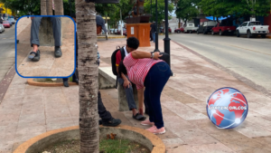 Estudiante resulta con lesiones menores tras ser impactado por automóvil en Coatzacoalcos