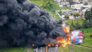 Explosión de pipa en la autopista México-Veracruz deja un muerto y dos lesionados