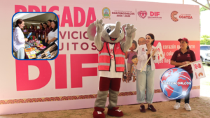 Reciben familias de Ciudad Olmeca jornada de servicios gratuitos del Gobierno Municipal y DIF Coatzacoalcos