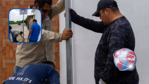 Instalan señalamientos para restringir estacionamiento de vehículos pesados en Minatitlán