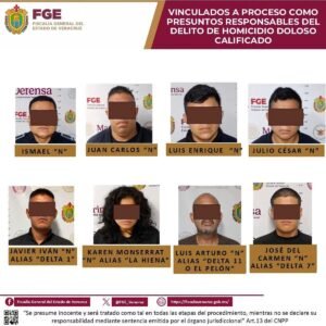 Vinculan a proceso a ocho presuntos responsables del homicidio de comunicadora en Nanchital
