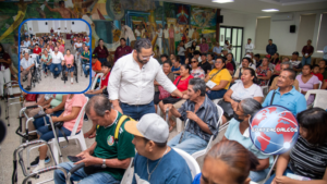 Pedro Miguel Rosaldo entrega apoyos gestionados en audiencias ciudadanas a familias de Coatzacoalcos