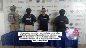Detienen a hombre con 10 dosis de presunto cristal tras atacar a policía en Mundo Nuevo
