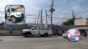 CFE trabaja para restablecer el servicio eléctrico tras tormenta en Las Choapas
