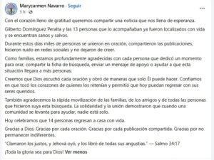 Localizan con vida a ingeniero de Coatzacoalcos y otros 13 trabajadores tras días de incertidumbre en Quintana Roo