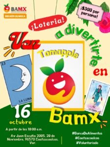 BAMX Región Olmeca realizará lotería con causa en Coatzacoalcos