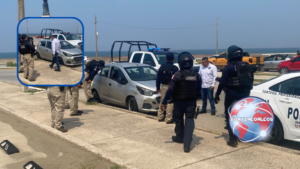 Policías detienen a hombre tras persecución en la zona costera de Coatzacoalcos