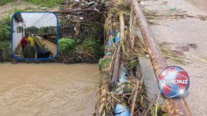 Desbordamiento del arroyo Nexmegata afecta decenas de viviendas en Moloacán